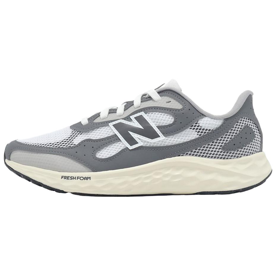 

New Balance Кроссовки NB Arishi V4 с низким верхом, износостойкие, для повседневного бега, серо-белые, мужские
