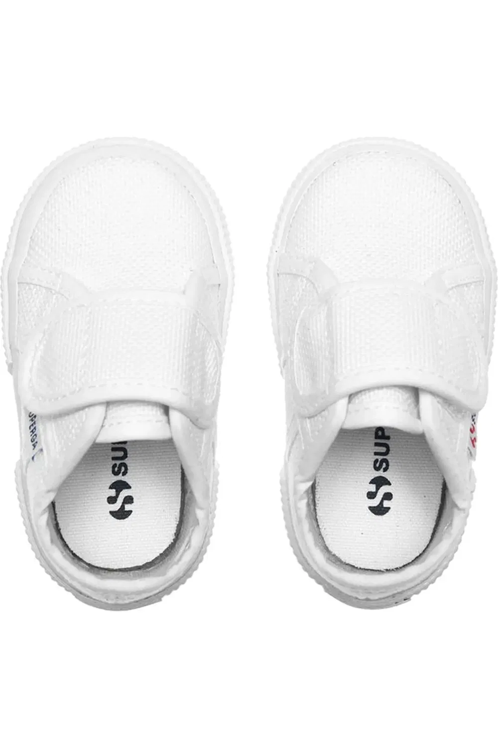 Детские кеды на застежке-липучке 2750 Bstrap Superga, белый — фото 4