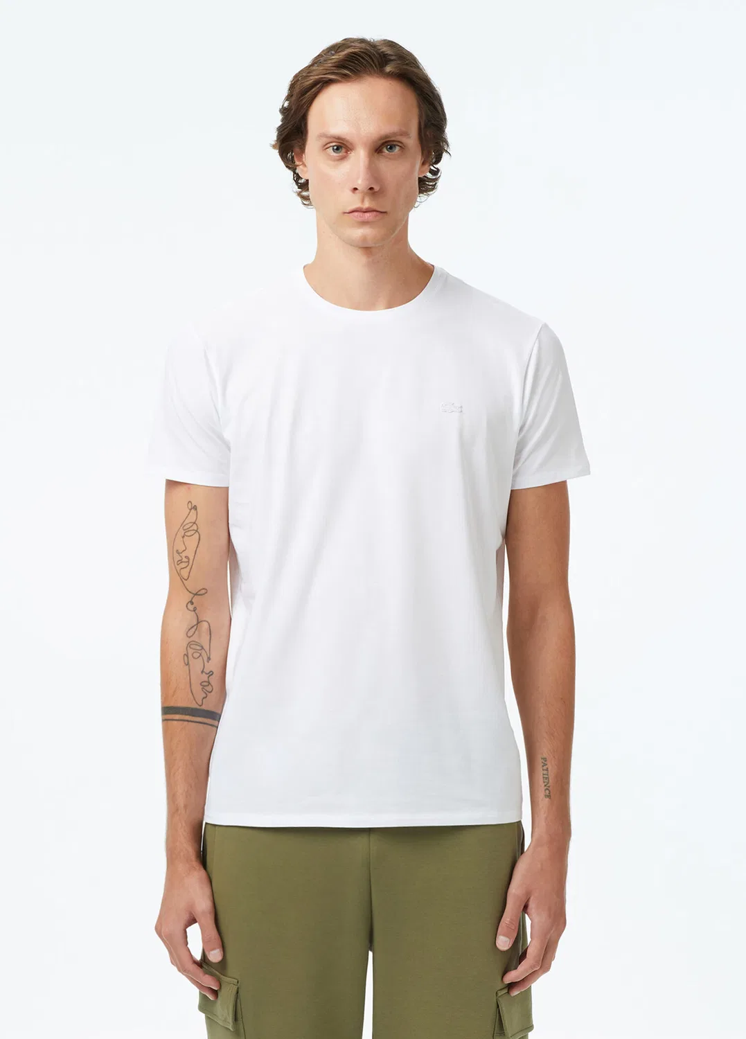 Футболка Slim Fit Lacoste, белый