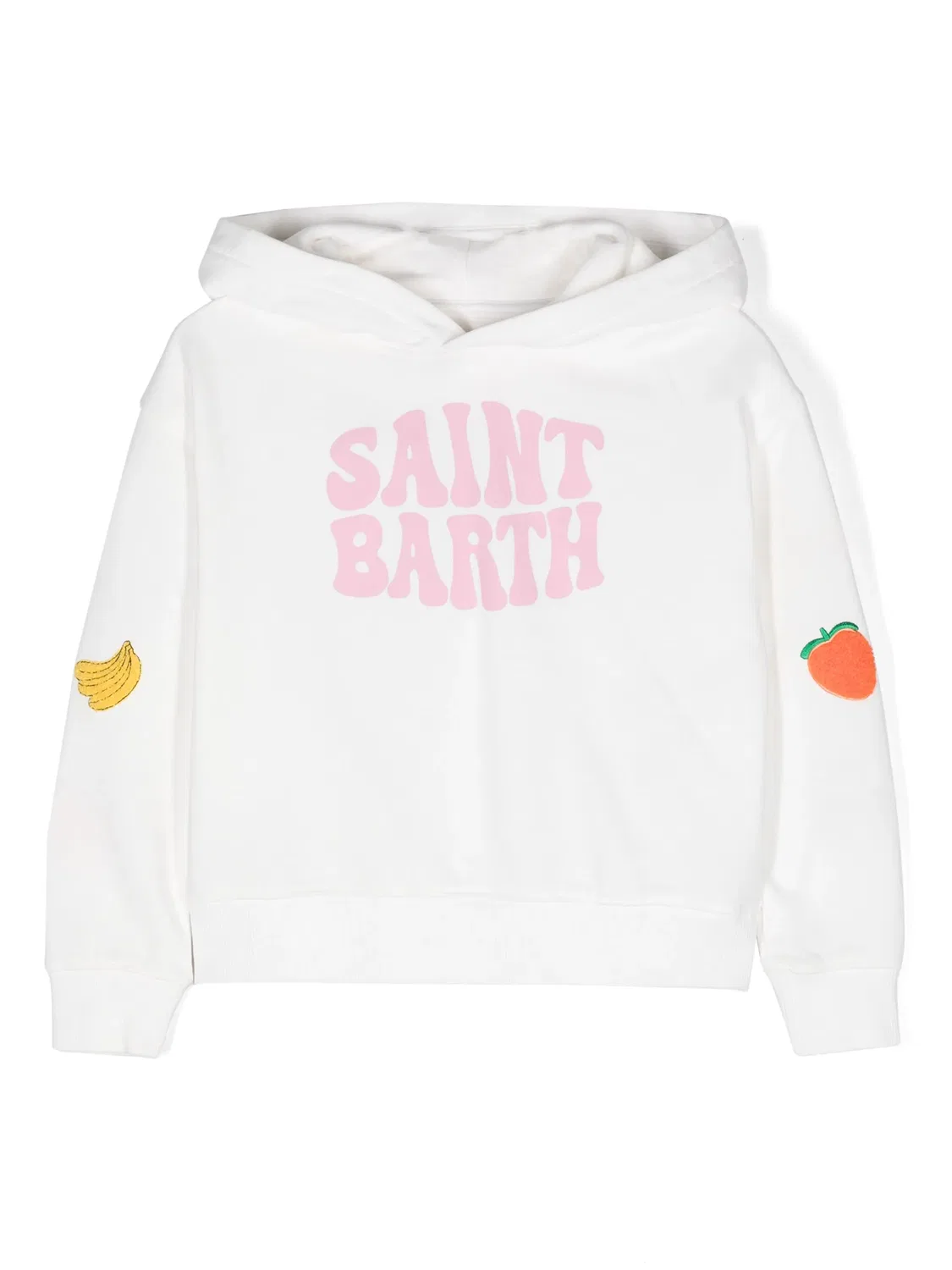 Худи с логотипом из хлопка MC2 Saint Barth, нейтральные