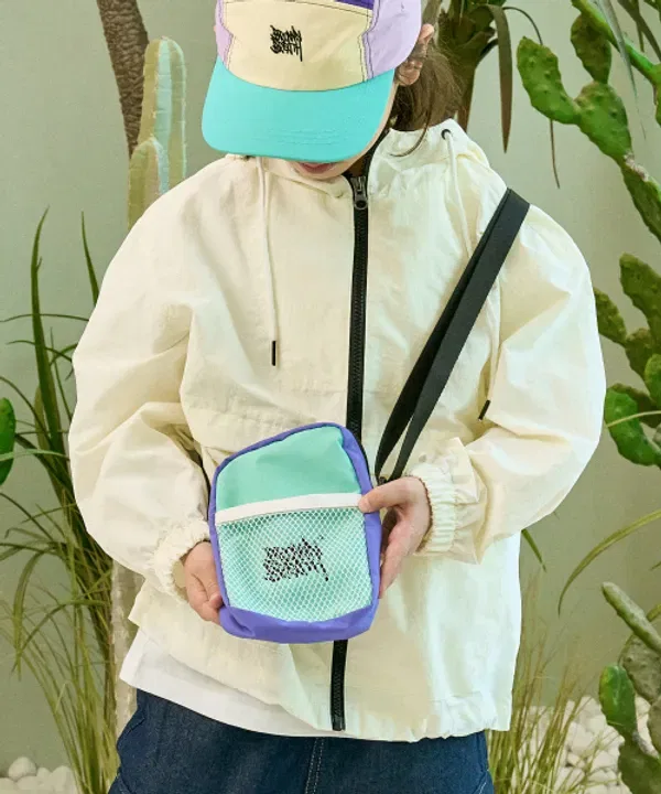 Кросс-боди сумка Kids tag mini, BROWNBREATH, мятный