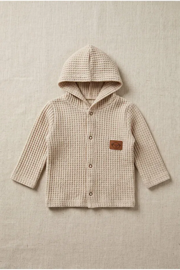 Детский кардиган с капюшоном Minory Baby, Brown