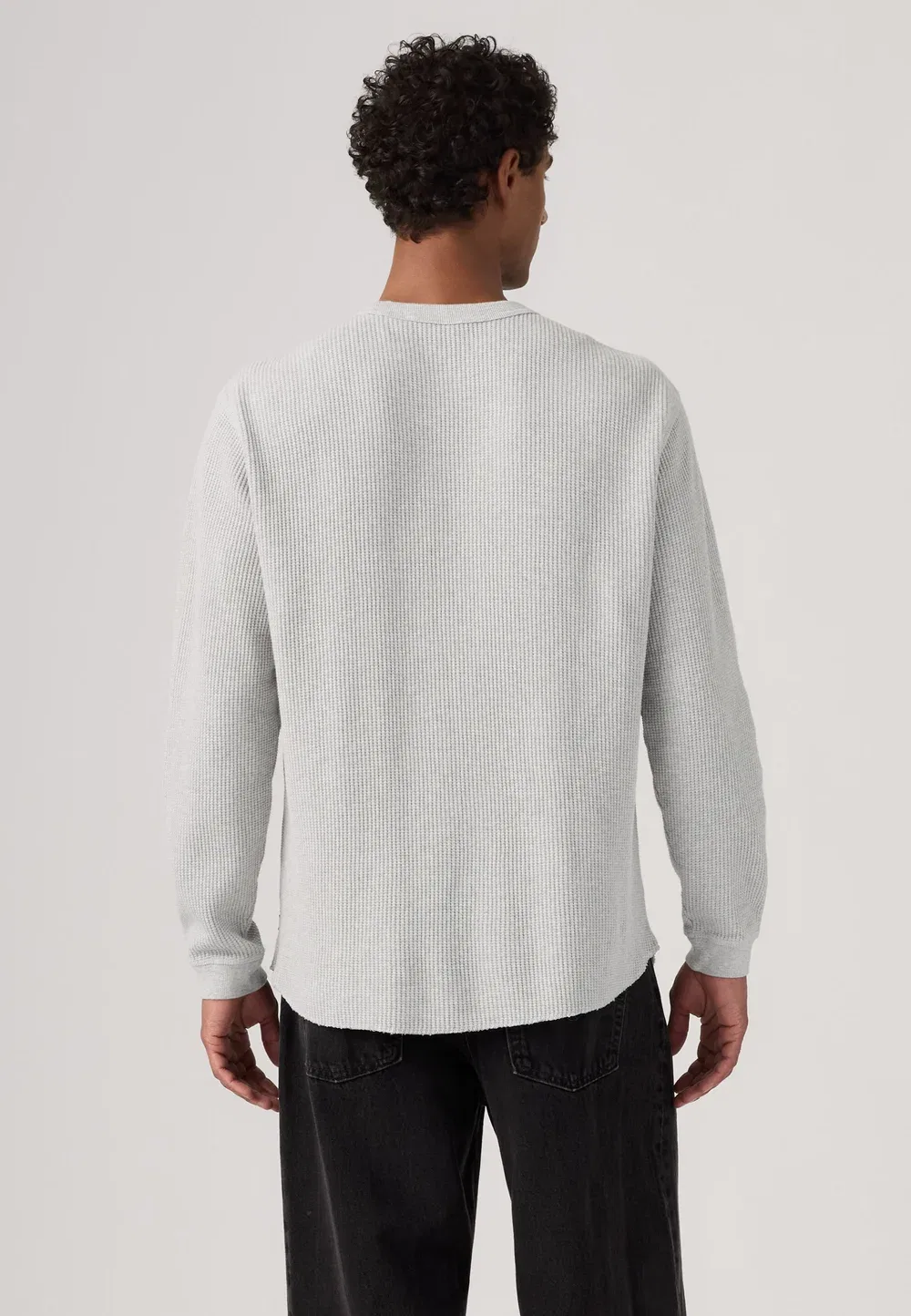 Термофутболка - футболка с длинными рукавами Levi'S, D06663 Light Gray Htr Bros Bc03 — фото 2