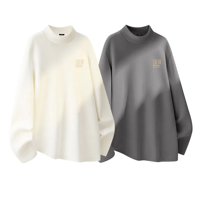 Детское футболка унисекс 2 Pack MINISO, White (Ma Qihongtu Chest Logo)+Gray (Ma Qihongtu Chest Logo)