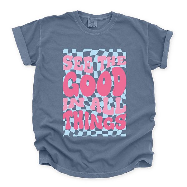 

Футболка в клетку Simply Sage Market, Blue Jean, Зеленый, Футболка в клетку Simply Sage Market, Blue Jean