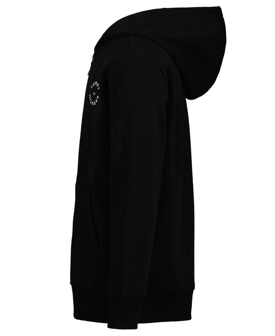 Худи на молнии с капюшоном, с длинным рукавом Tommy Hilfiger, Black — фото 3