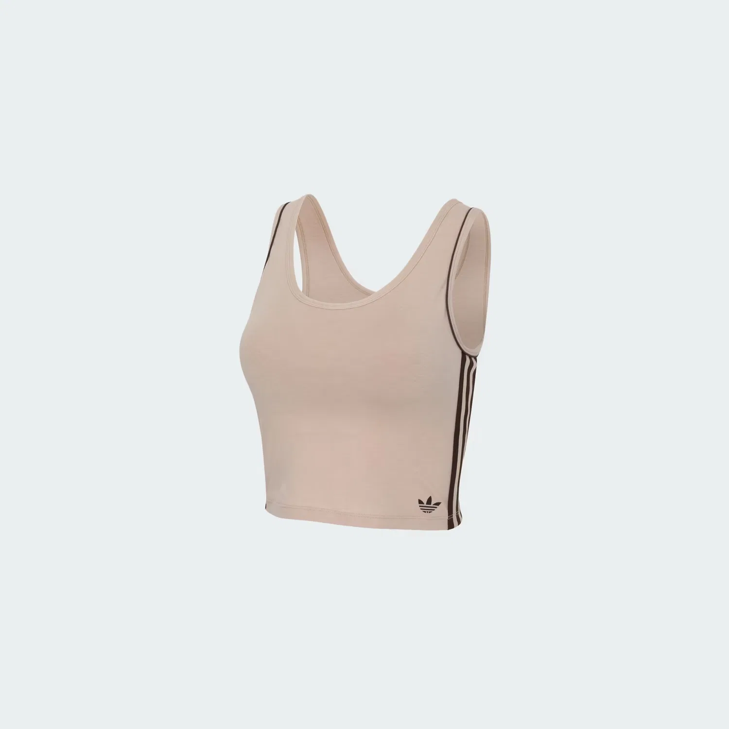 Женский укороченный топ Adicolor Comfort Flex Cotton Adidas Originals, Stone Khaki