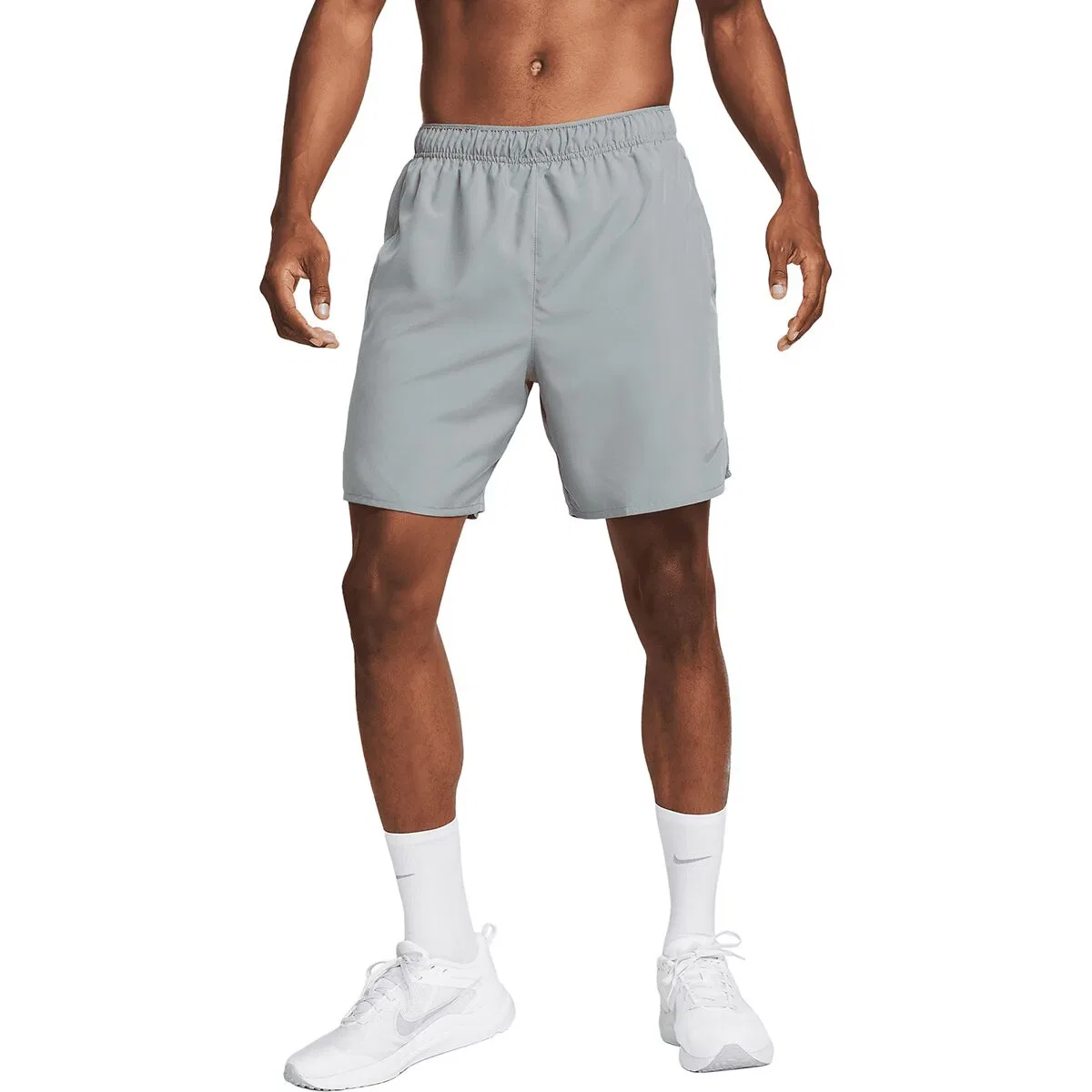 Мужские шорты для бега Dri-Fit 7in Challenger Short Nike, Smoke Grey Smoke Grey Reflective Silv