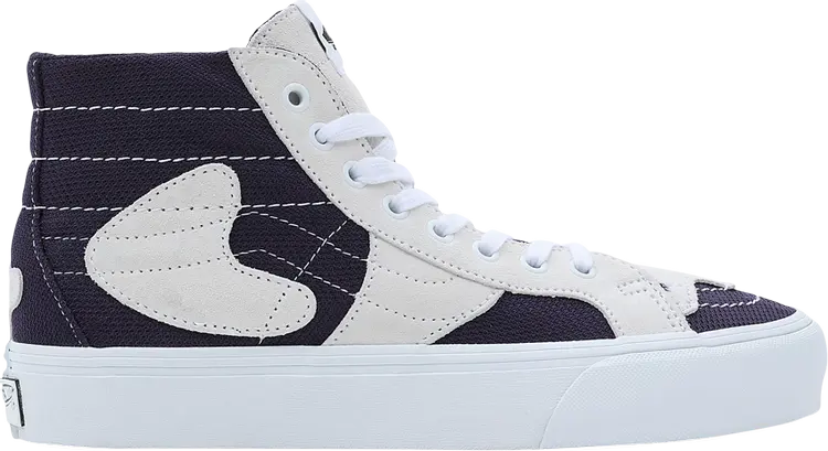 

Кроссовки Vans Sk8-Hi WP VR3 LX Patchwork - White Navy, белый