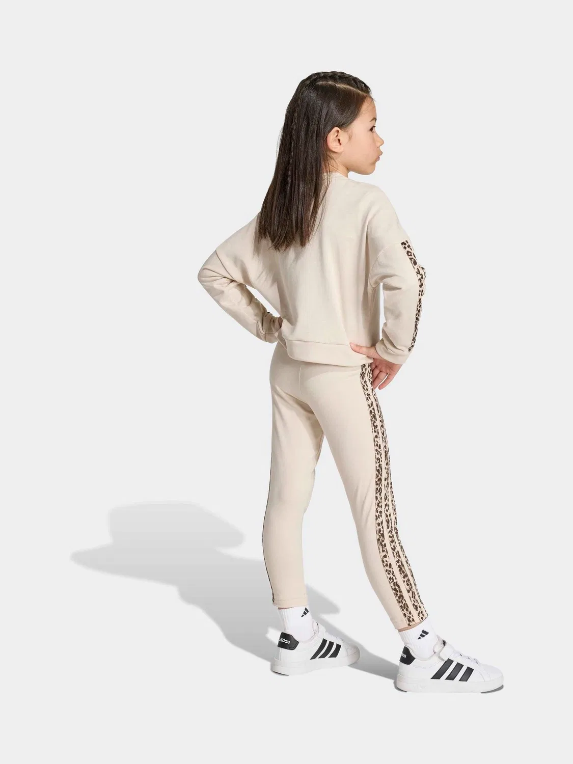 Леггинсы-сет adidas Animal Leggings Set, коричневый — фото 2