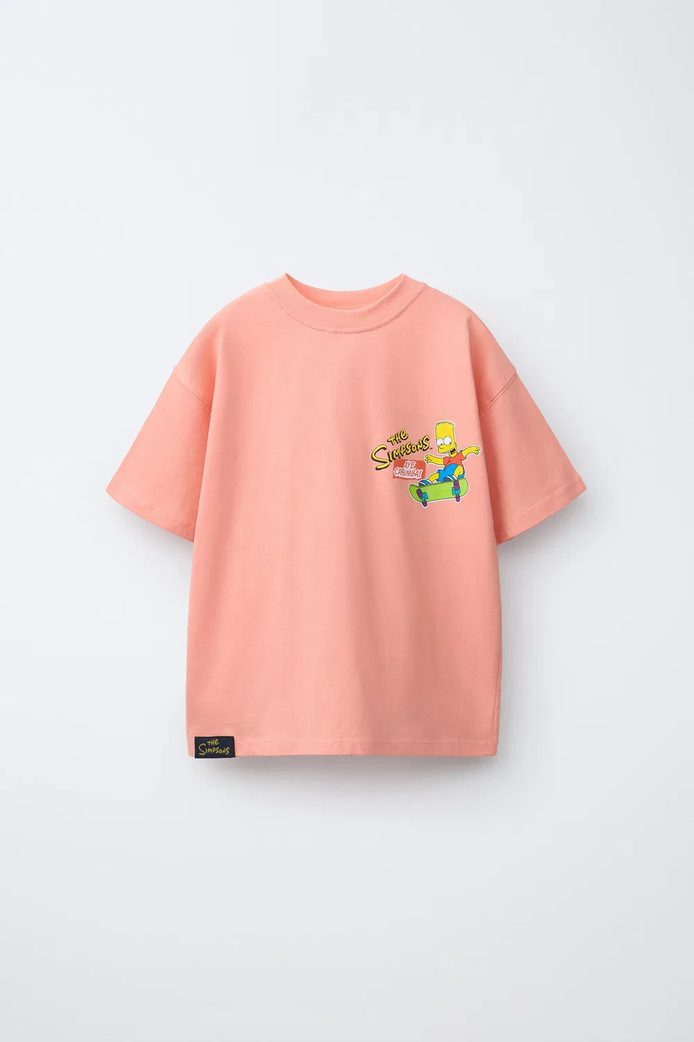 Футболка Мэтта Гроенинга из мультсериала «Симпсоны» ZARA, Tangerine