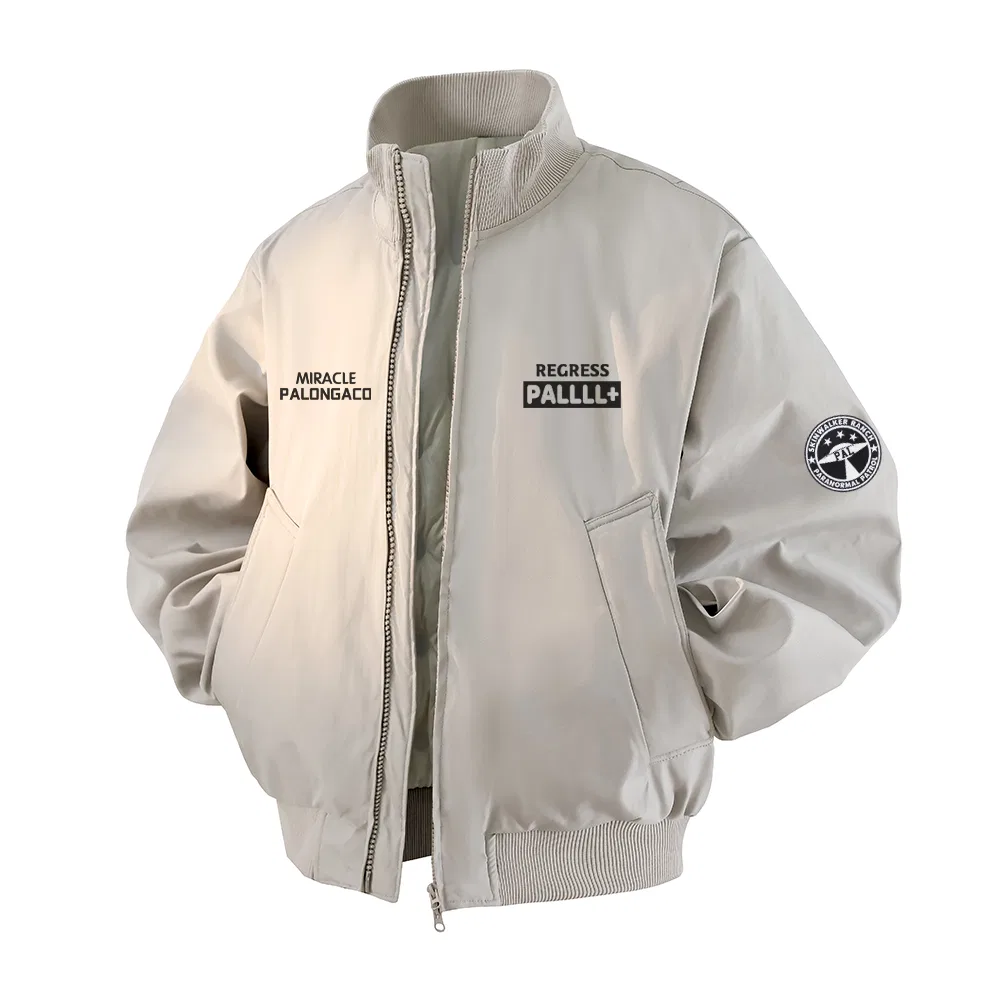 Детский пуховик с воротником-стойкой Down Jackets Unisex PAL ONGACO, Navy Blue — фото 4