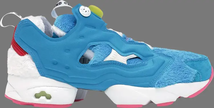 

Кроссовки doraemon x atmos x instapump fury og 'furry blue' Reebok, синий