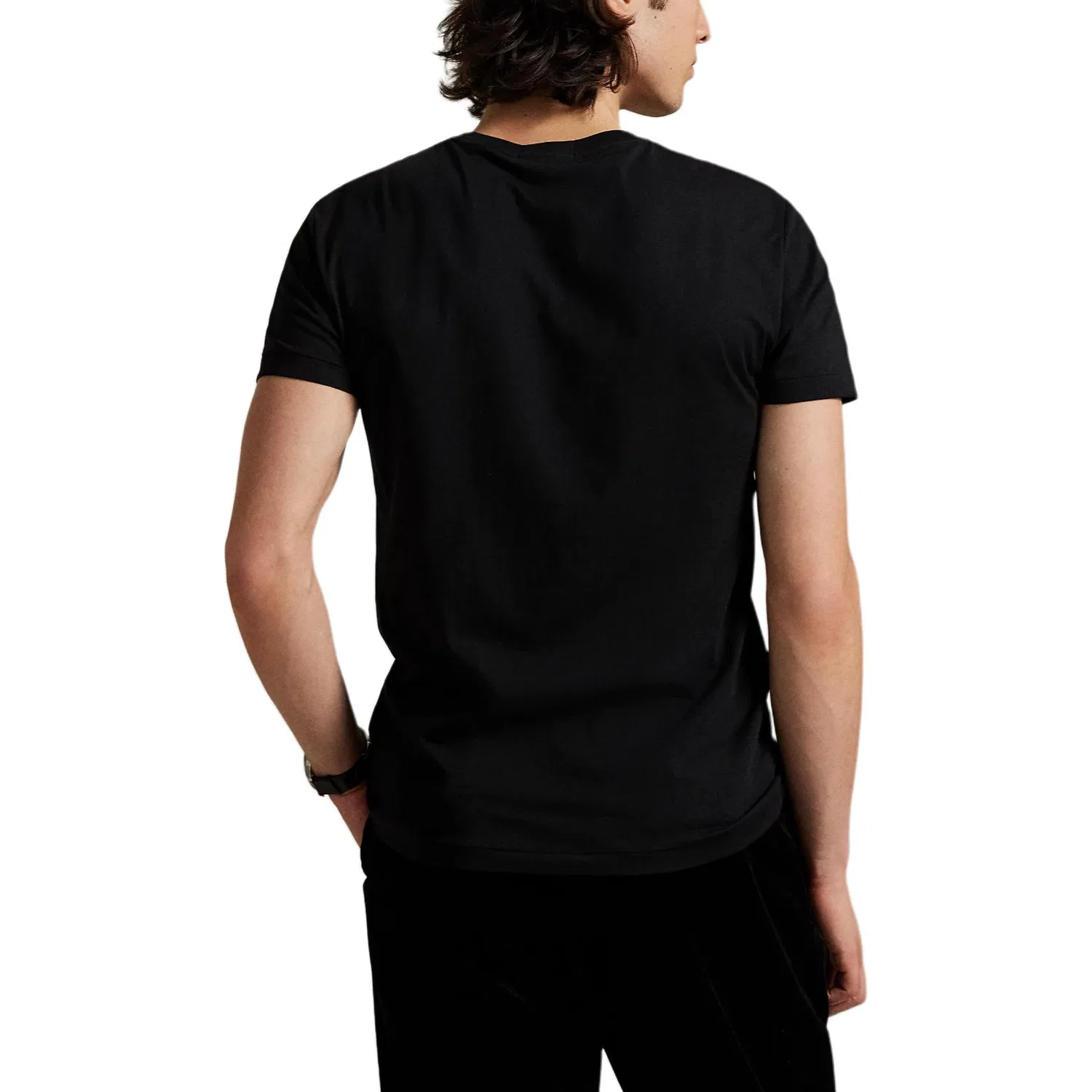Мужская футболка с принтом медведя Polo Ralph Lauren, Black — фото 3