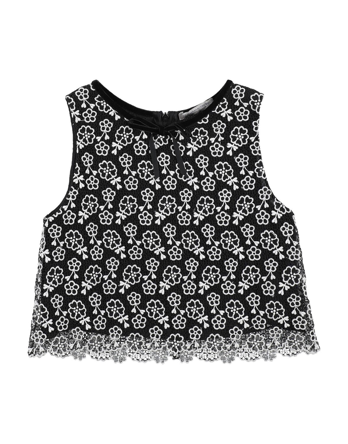 

Топ Ermanno Scervino Junior, черный
