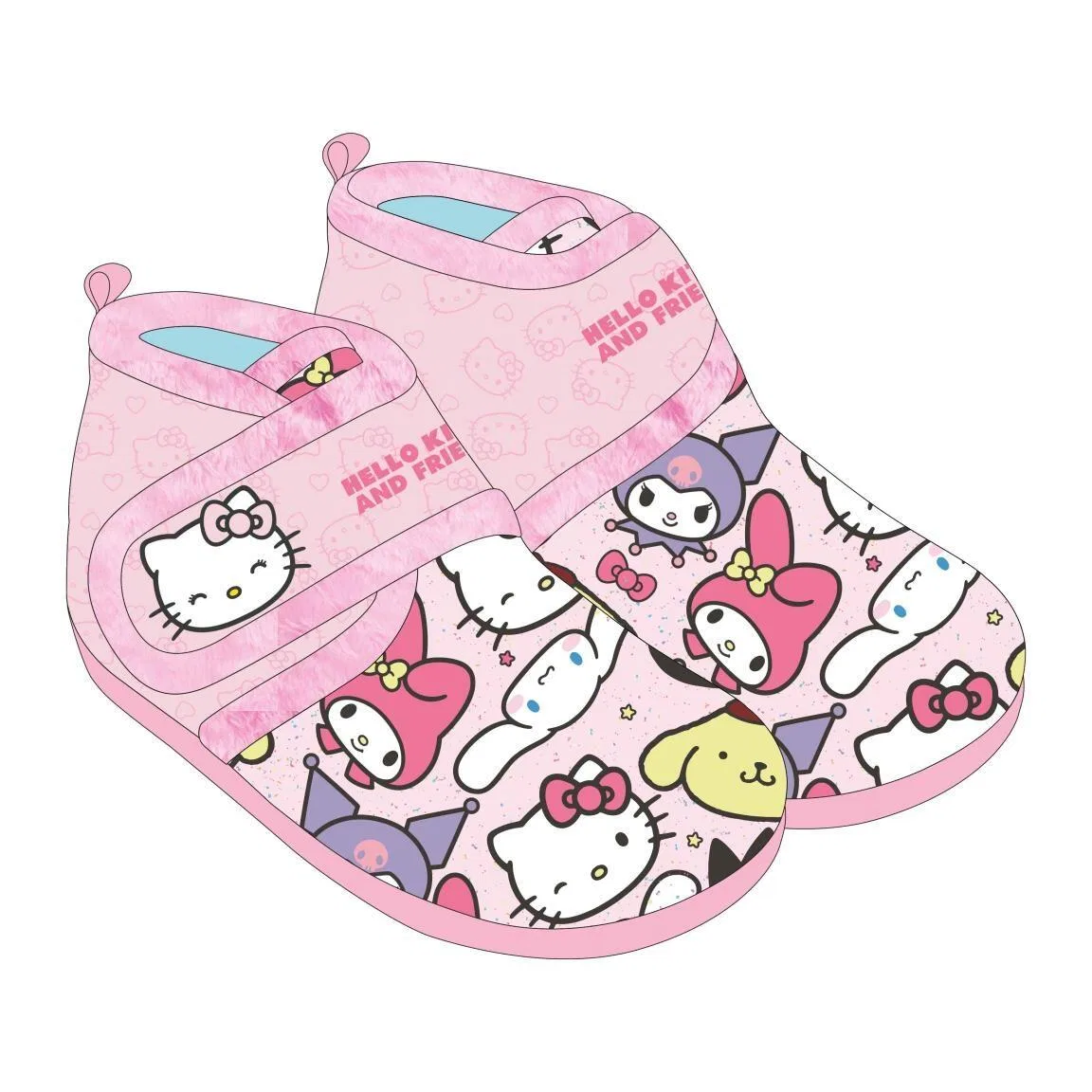 Детские тапочки Hello Kitty с принтом, Hello Kitty, Rosa