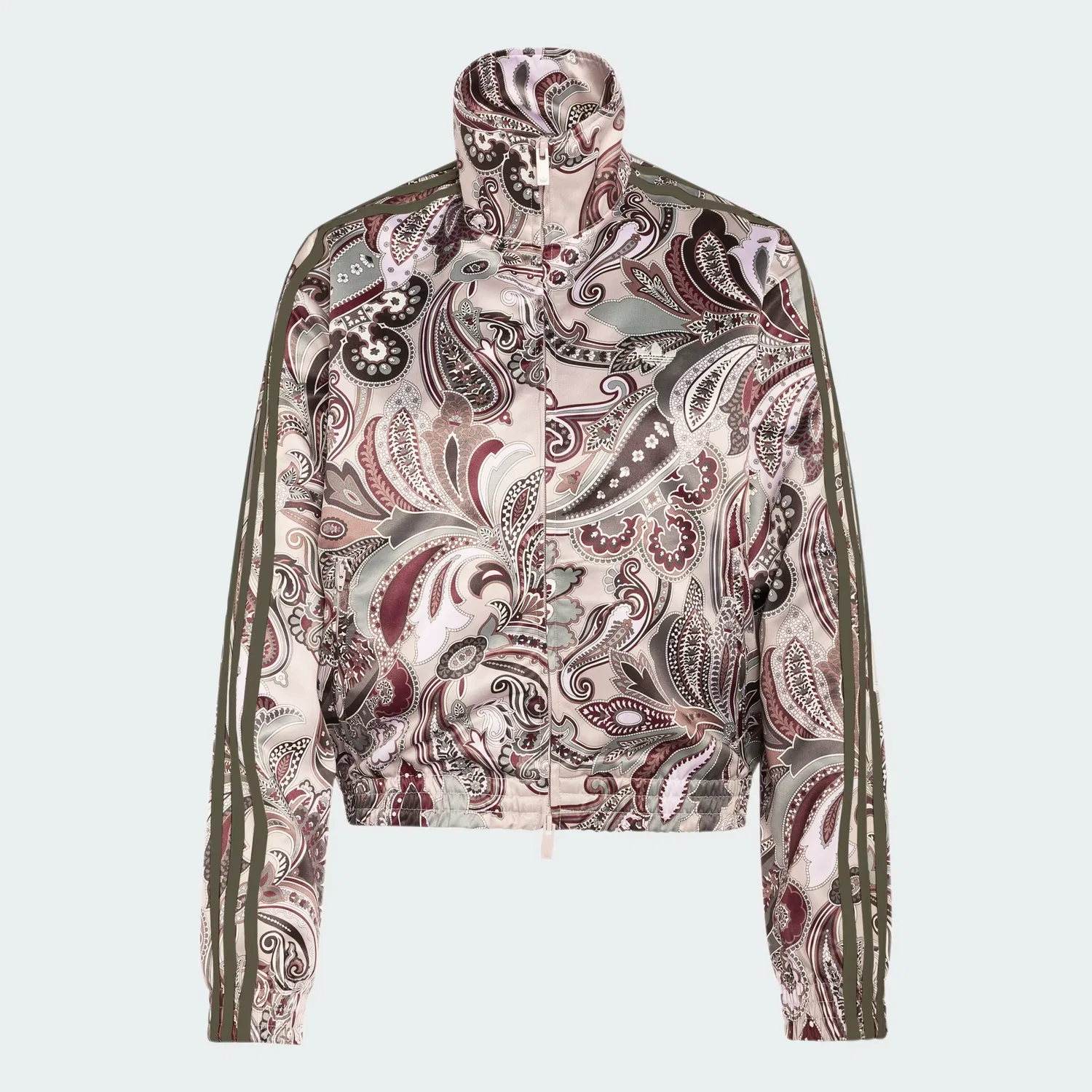 Женская олимпийка свободного кроя Firebird Satin Liberty London Adidas Originals, мультиколор/wonder taupe — фото 4