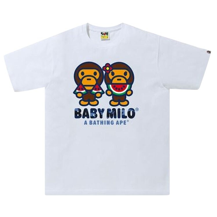 

Футболка BAPE Color Camo Milo Water Melon Summer Tee 'White', белый