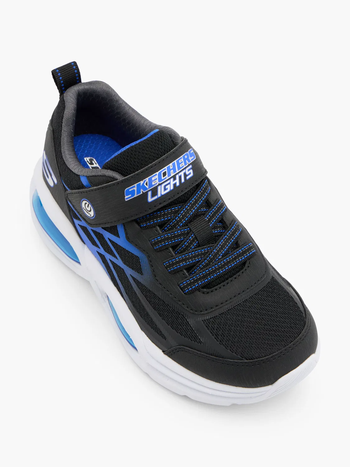 Детские полуботинки со светодиодами Skechers DOUBLE ACE, черный — фото 2