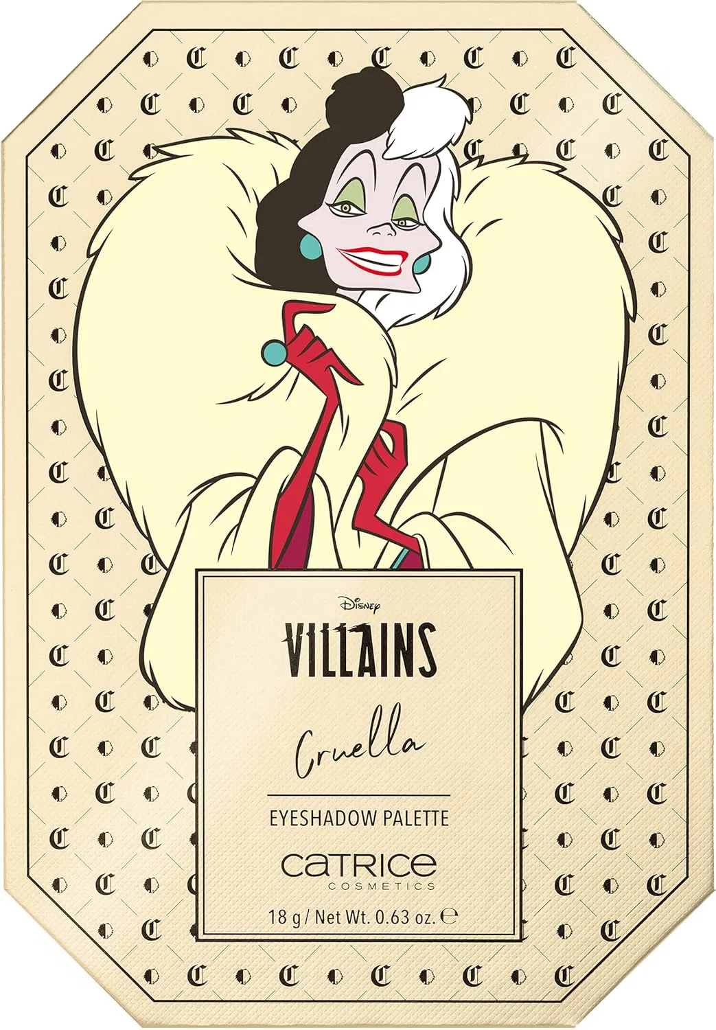 Палетка теней для век Catrice Disney Villains Cruella, 18 оттенков, 18 г, Multicoloured — фото 3
