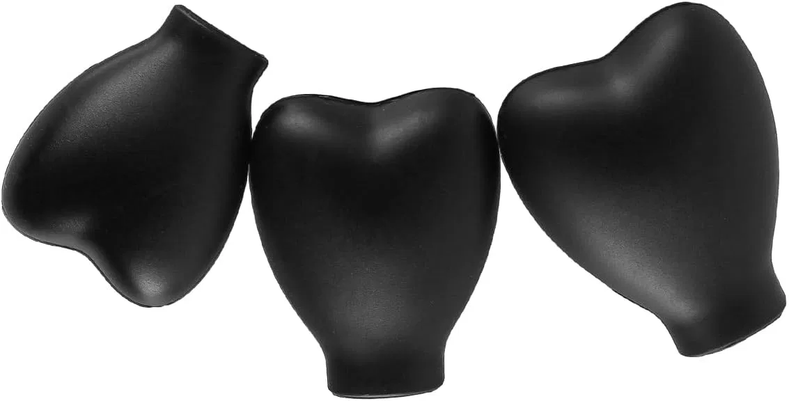 Набор силиконовых чехлов для кистей, Laroal, 3 шт, Black — фото 4