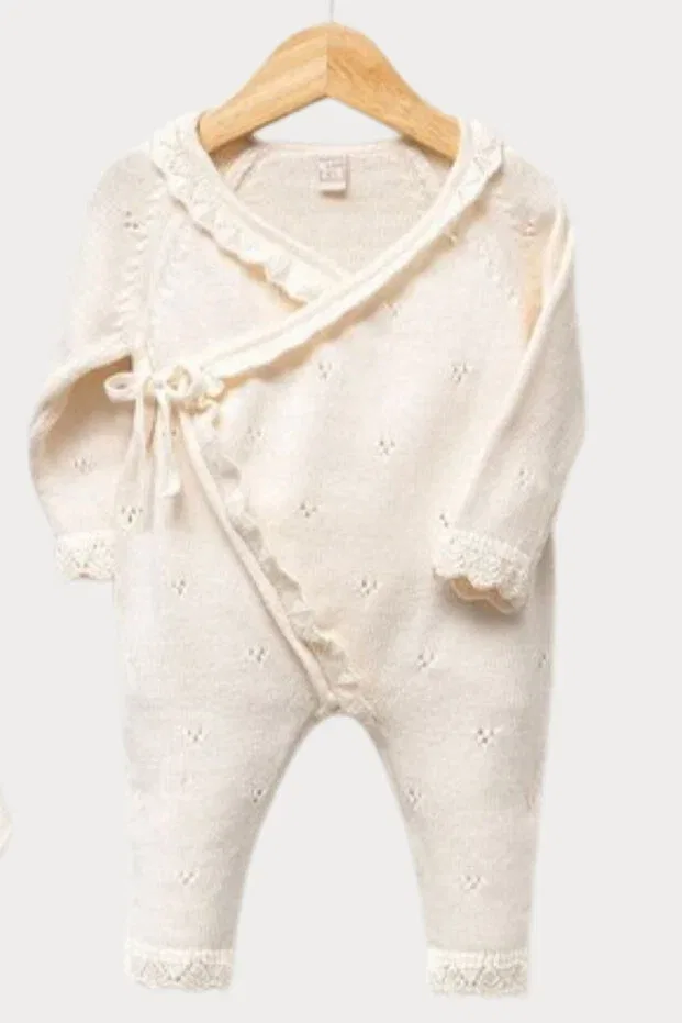 Детский комплект для новорожденных из хлопка Aura baby girl Naka Concept, Beige — фото 4