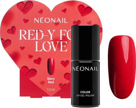 

Гибридный лак для ногтей (ограниченная серия) NEONAIL Special Set Red-y for Love, Sexy Red 7,2 ml