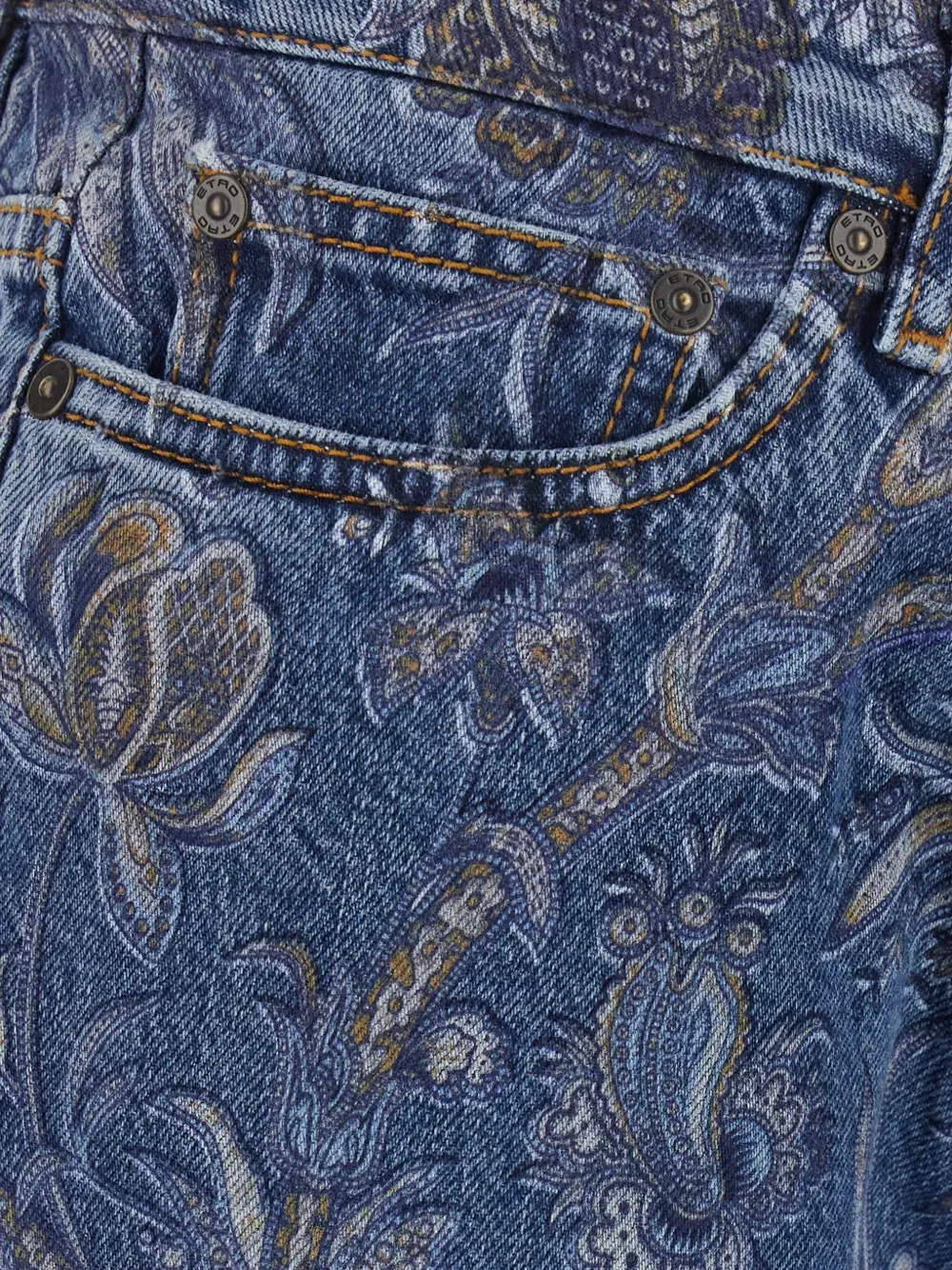 Джинсы расклешенные Etro, синий — фото 3
