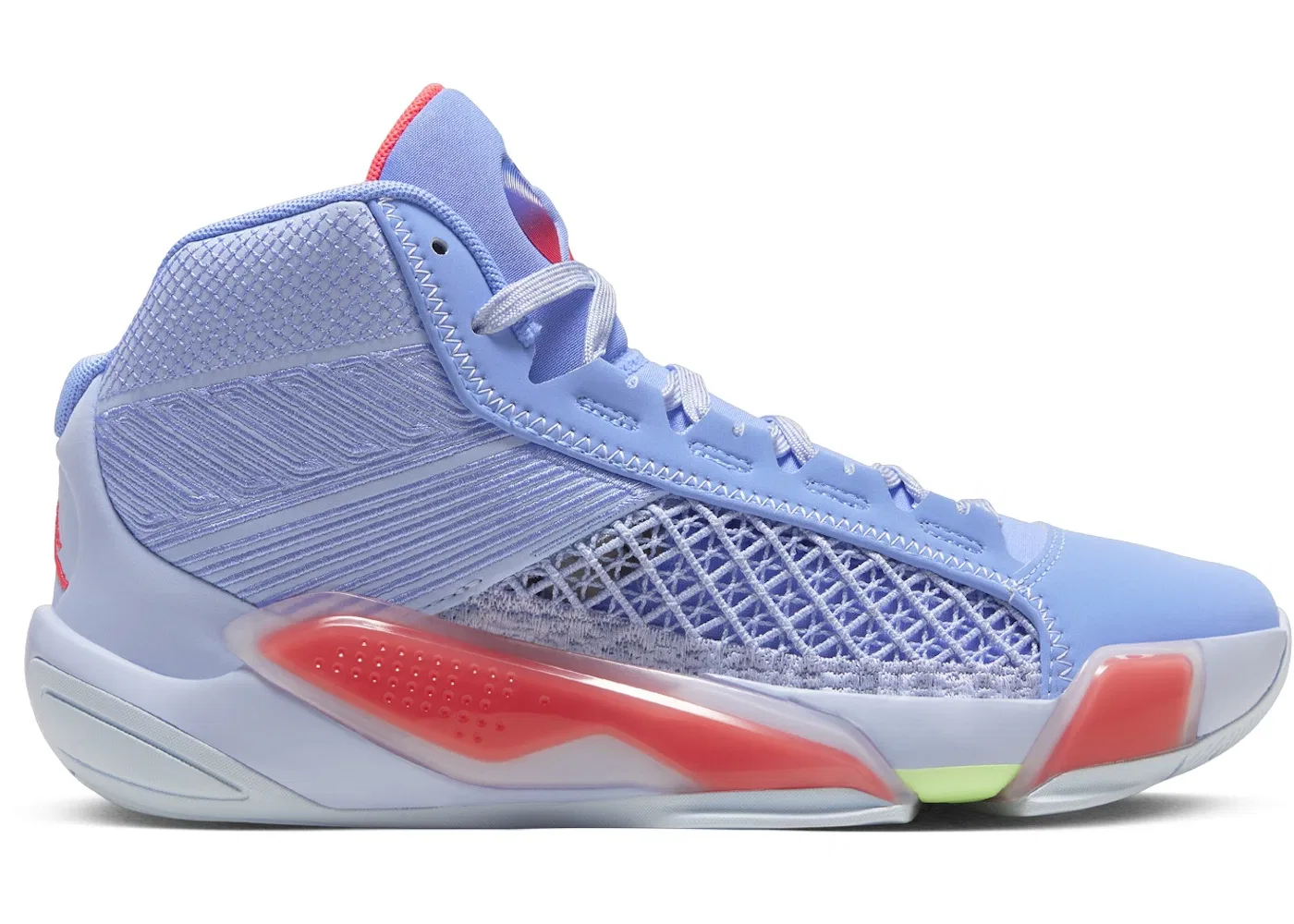 Детские кроссовки для баскетбола Jordan 38 Jordan, Light Marine/Royal Pulse/Flash Crimson/Astronomy Blue