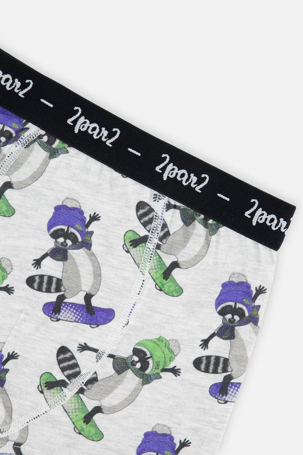 Детские трусы-боксеры комплект из 3 штук с принтами Deux par Deux, Fun Print — фото 3