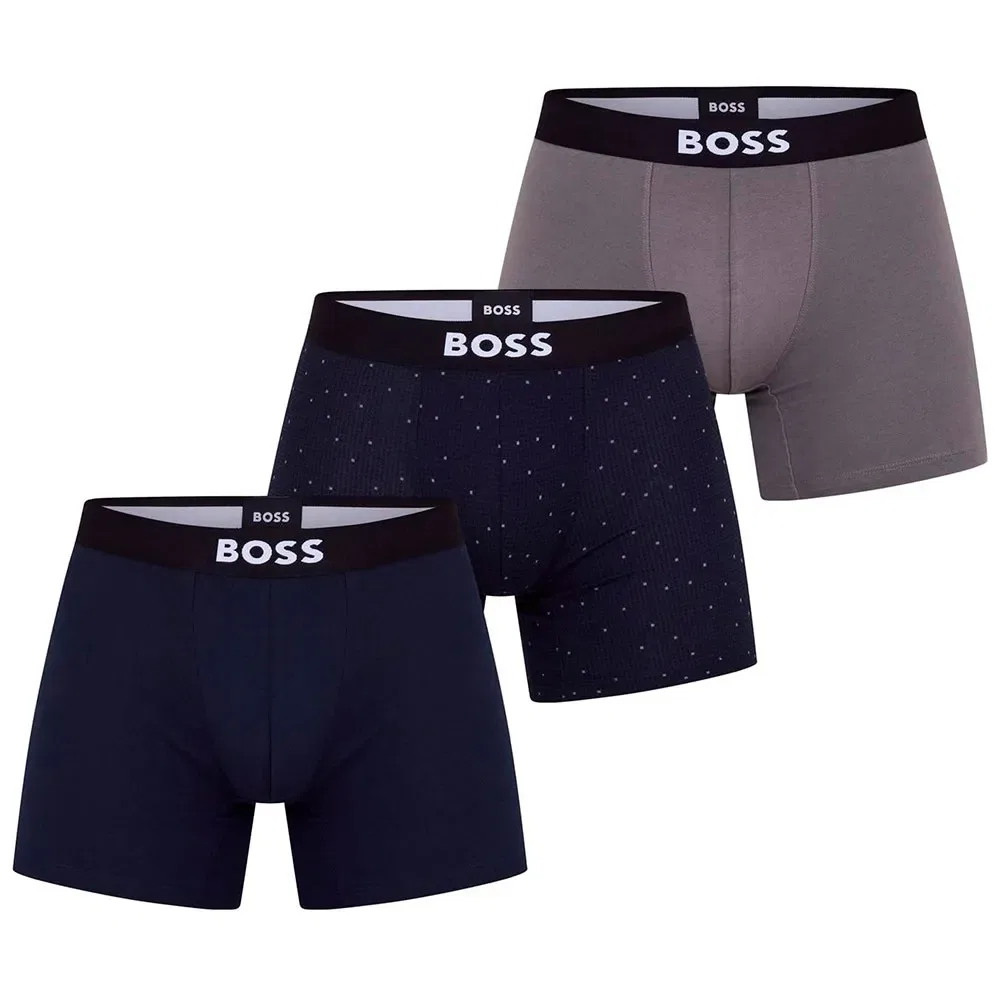 Мужские трусы-боксеры с принтом One D 10267408 01 BOSS, Multicolor