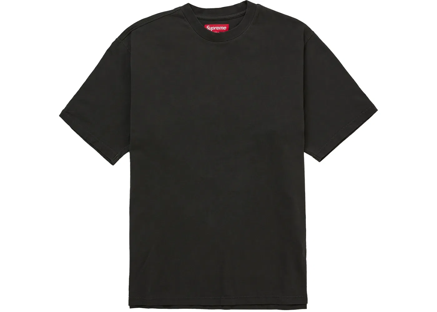 Мужская футболка с принтом Supreme Rhinestone Script S/S Top, Black — фото 2