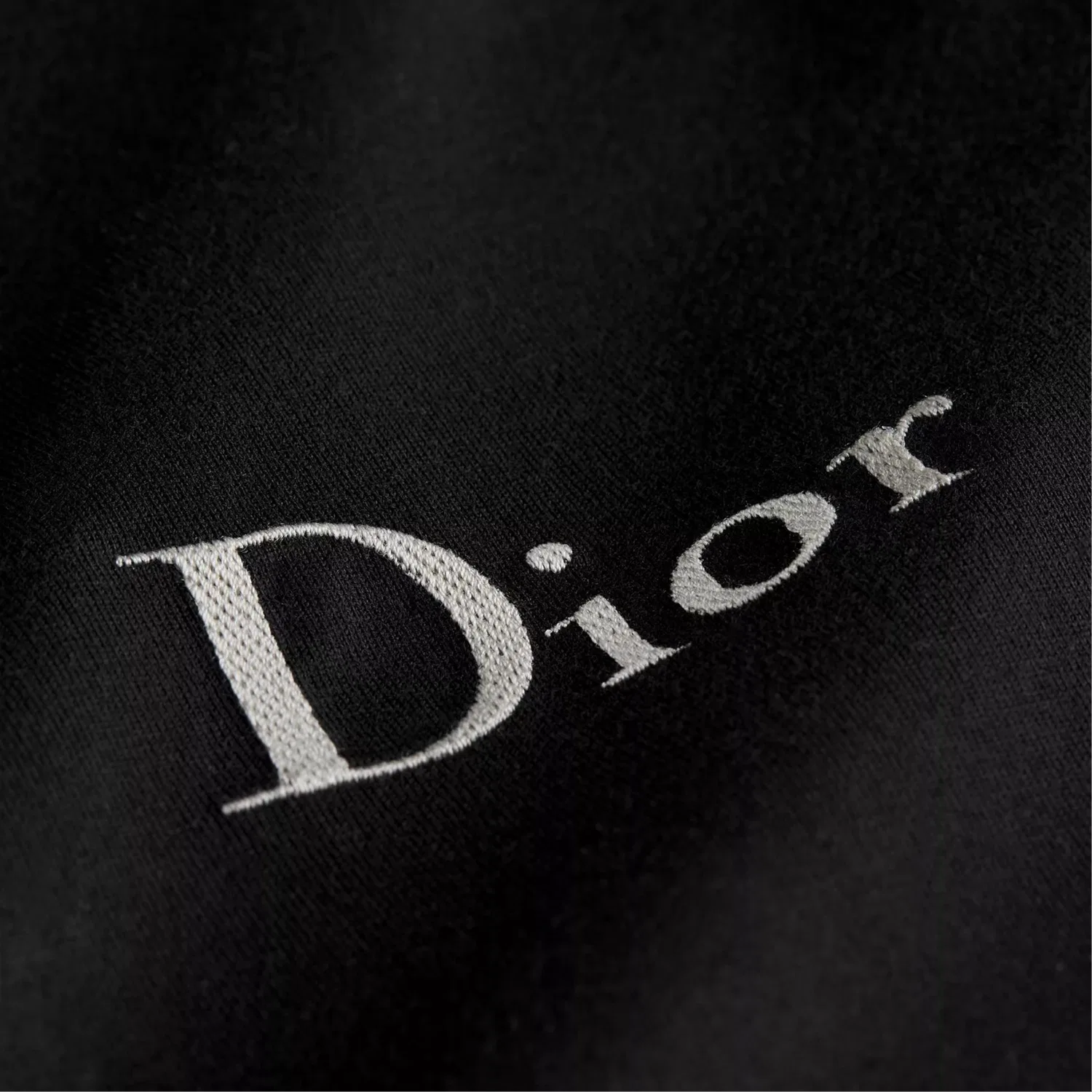 Мужская футболка с круглым вырезом, черная, DIOR, Black — фото 3