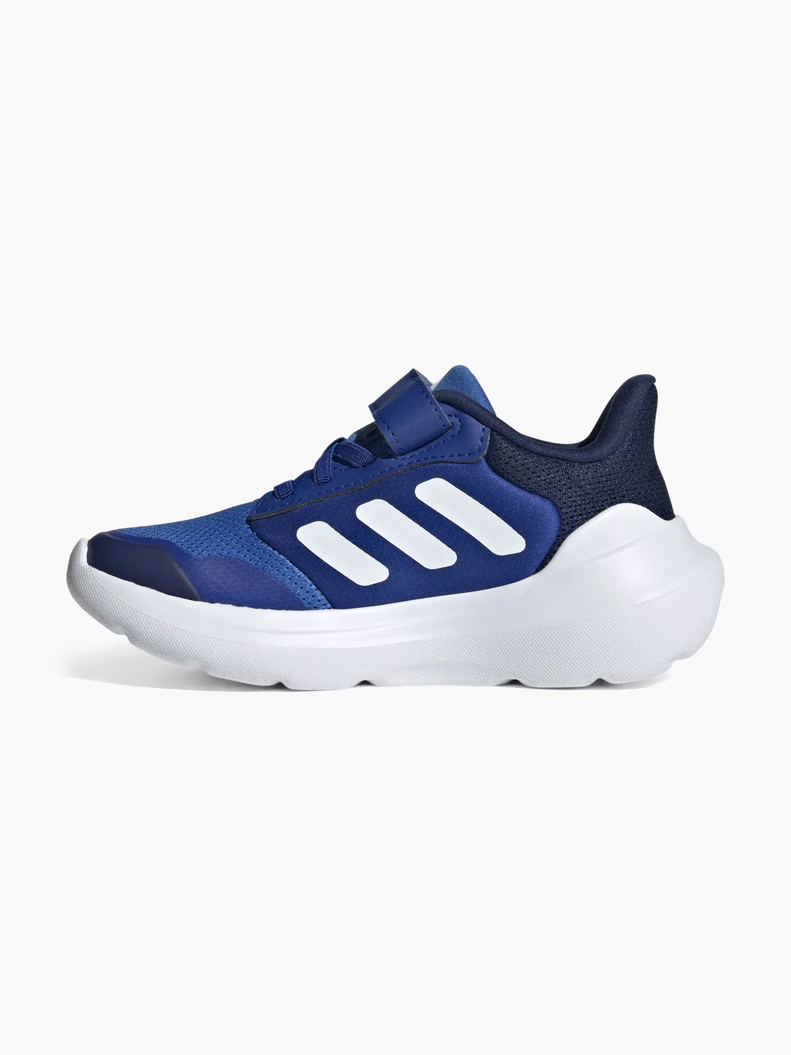 Детские полуботинки на шнуровке и липучке Adidas, синий — фото 2