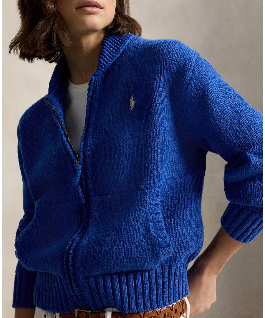 Кардиган женский с длинным рукавом Polo Ralph Lauren, Sapphire Multi — фото 3