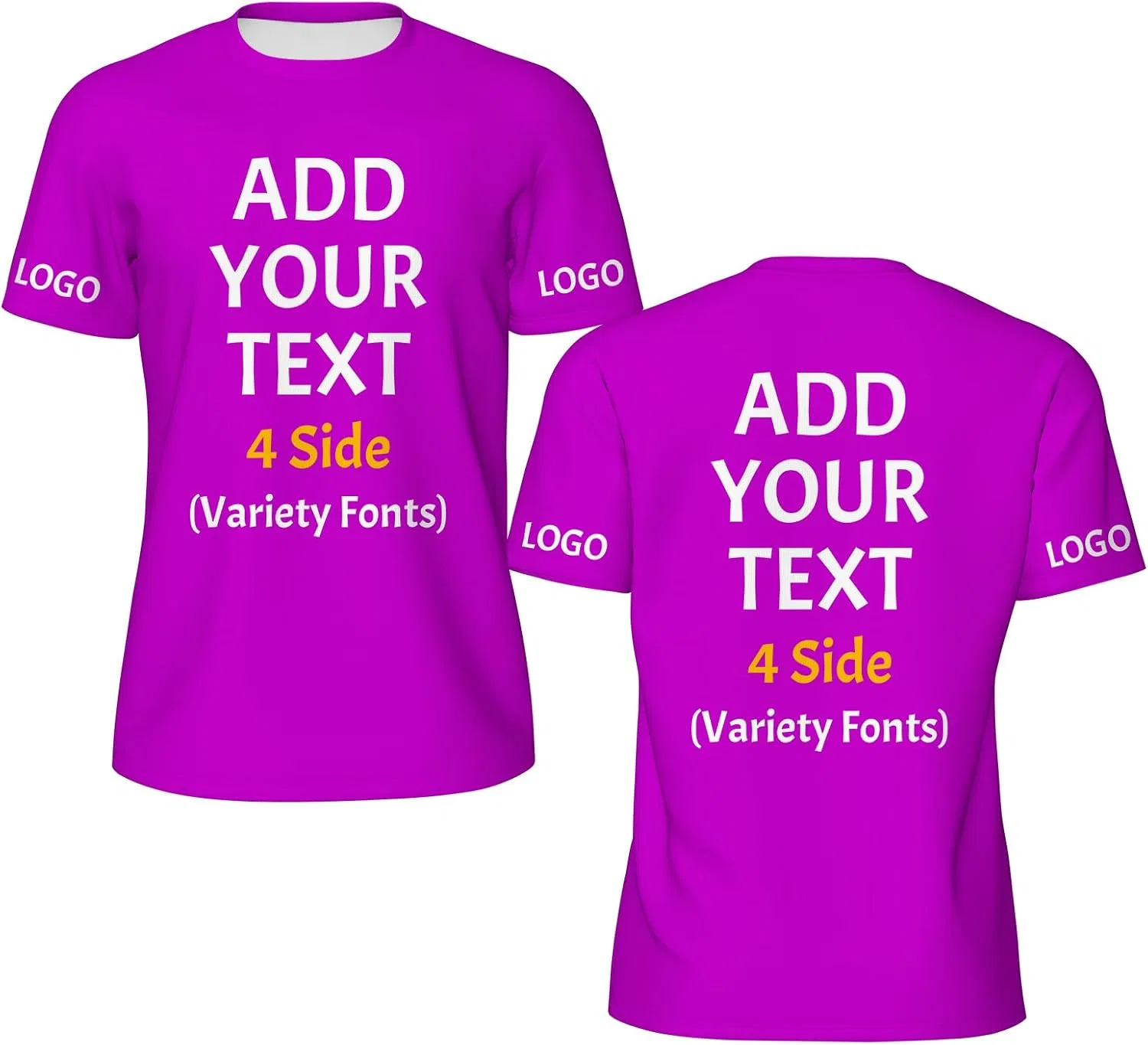 Футболка хлопковая Regular Fit Customizable, Light Purple