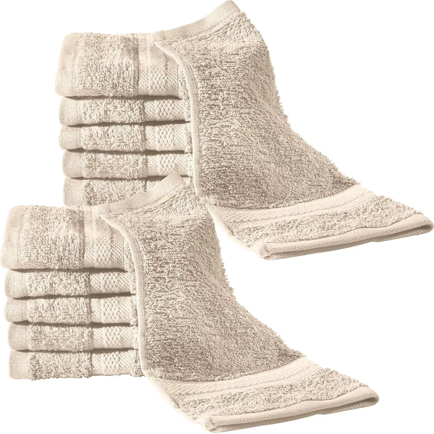 Махровая салфетка REDBEST Chicago, 12 шт, 30x30 см, Beige