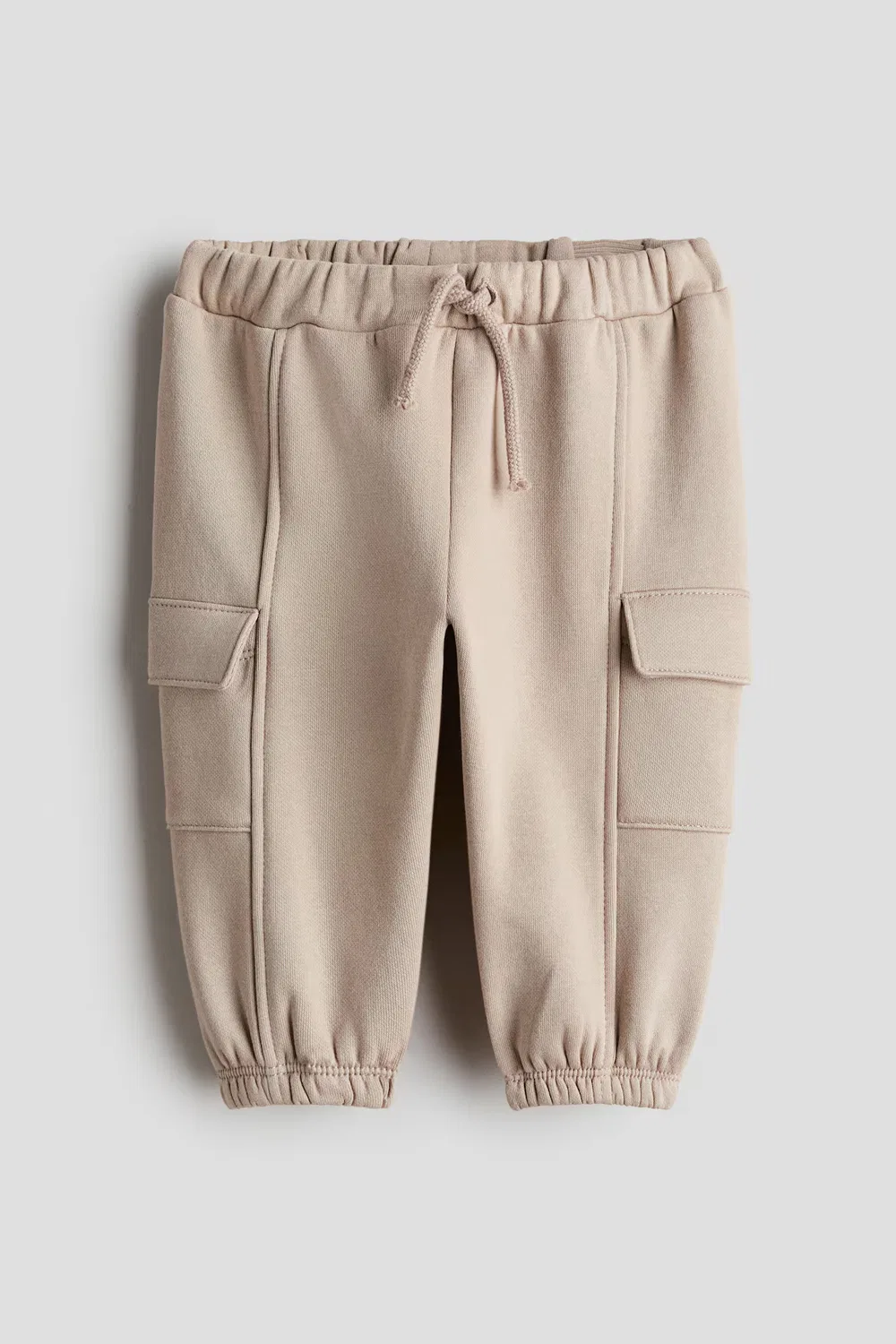 Брюки-Джоггеры в стиле карго, изготовленные из ткани для толстовок H&M, Hellbeige