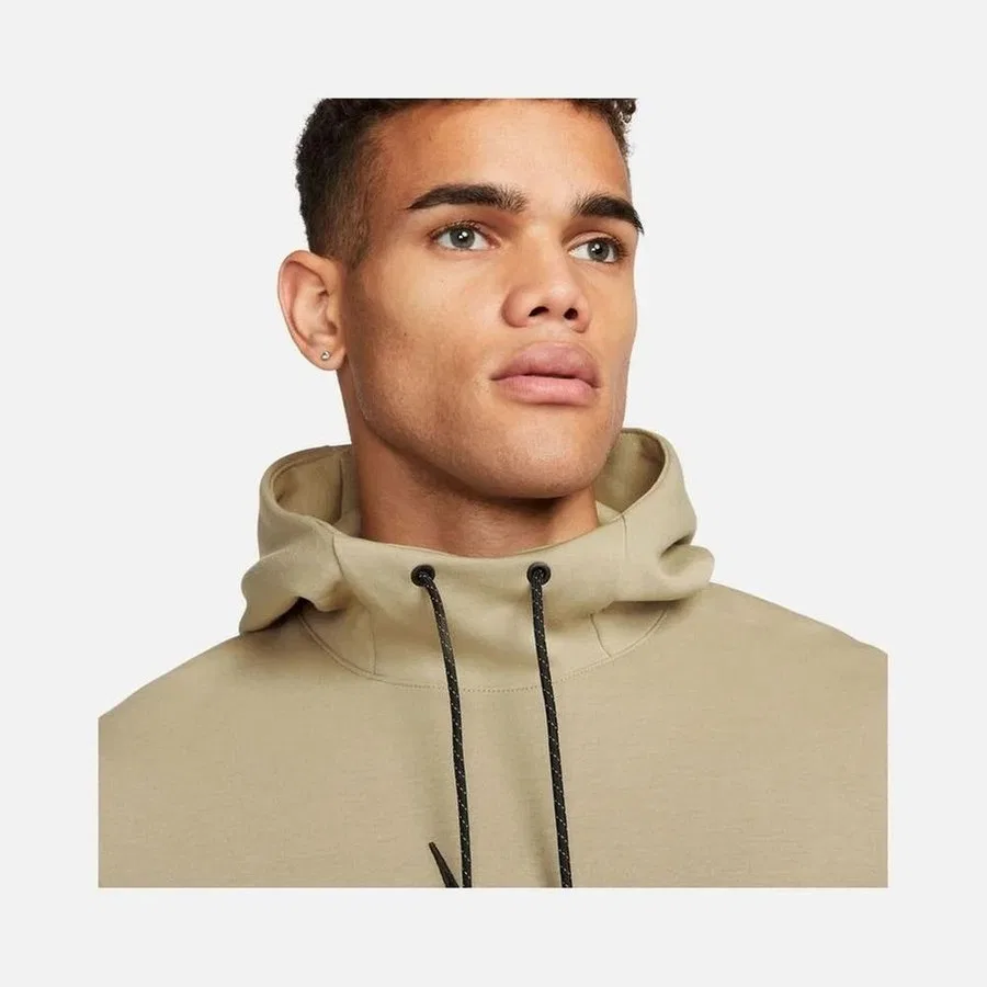 Свитшот с капюшоном Tech Fleece Pullover Graphic Hoodie Nike, Кремовый — фото 2
