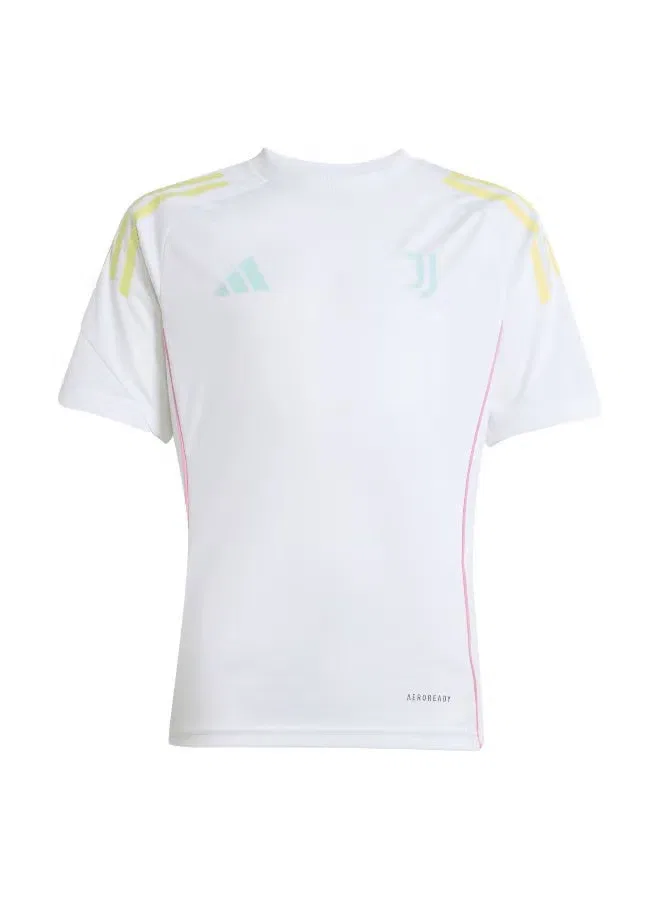 Футболка тренировочная с принтом Juventus 25/26 Tiro25 Adidas, белая — фото 3