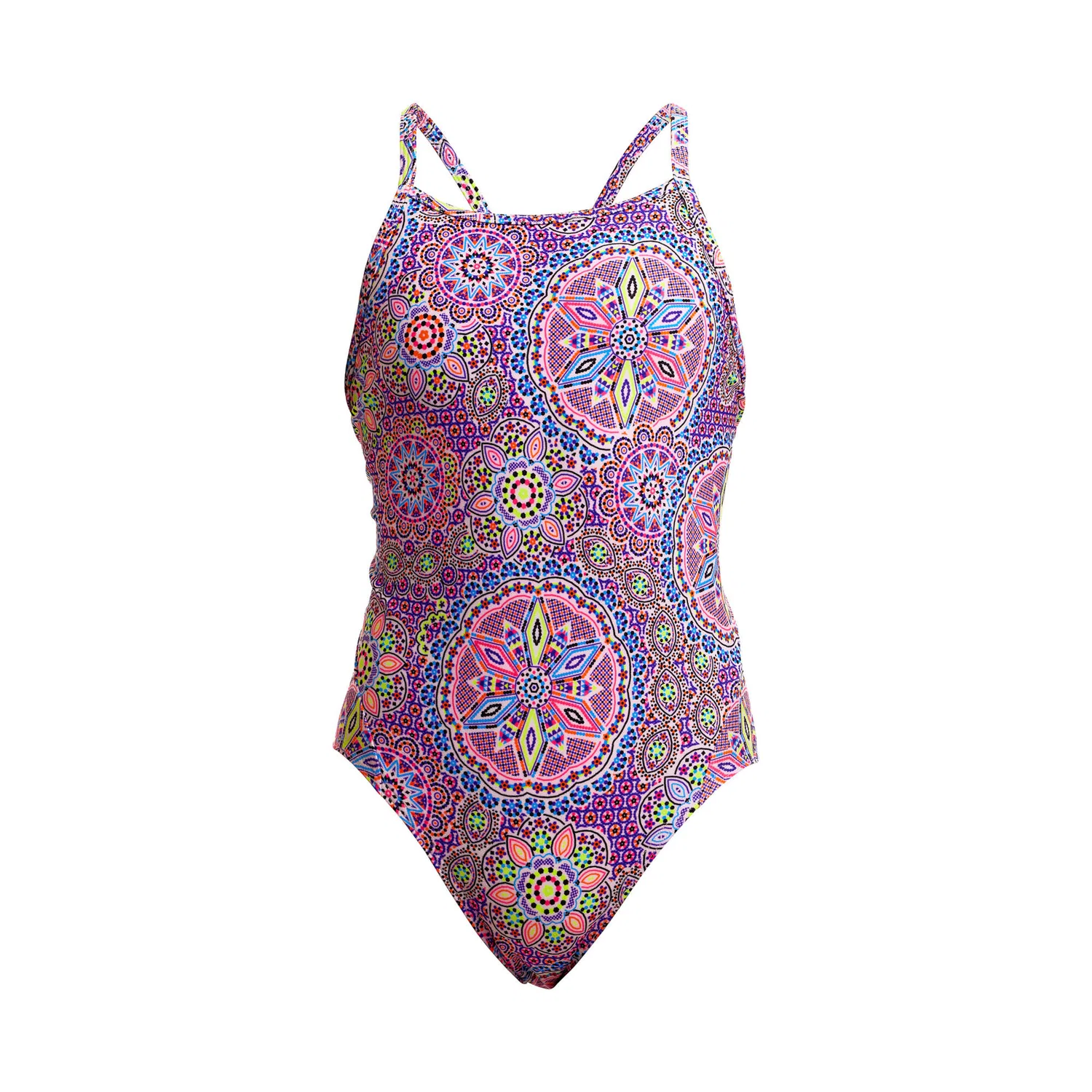 Детский купальник для девочек Diamond Back Funkita, Rosa Konigliches Lila