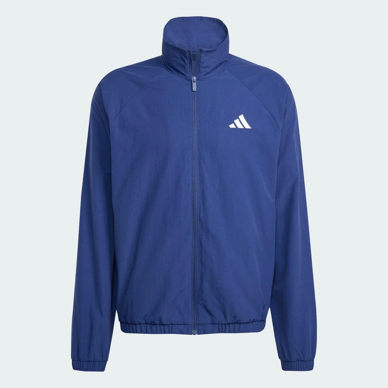 Мужская ветрозащитная Essential Windbreaker Adidas, Dunkelblau Weiss — фото 2