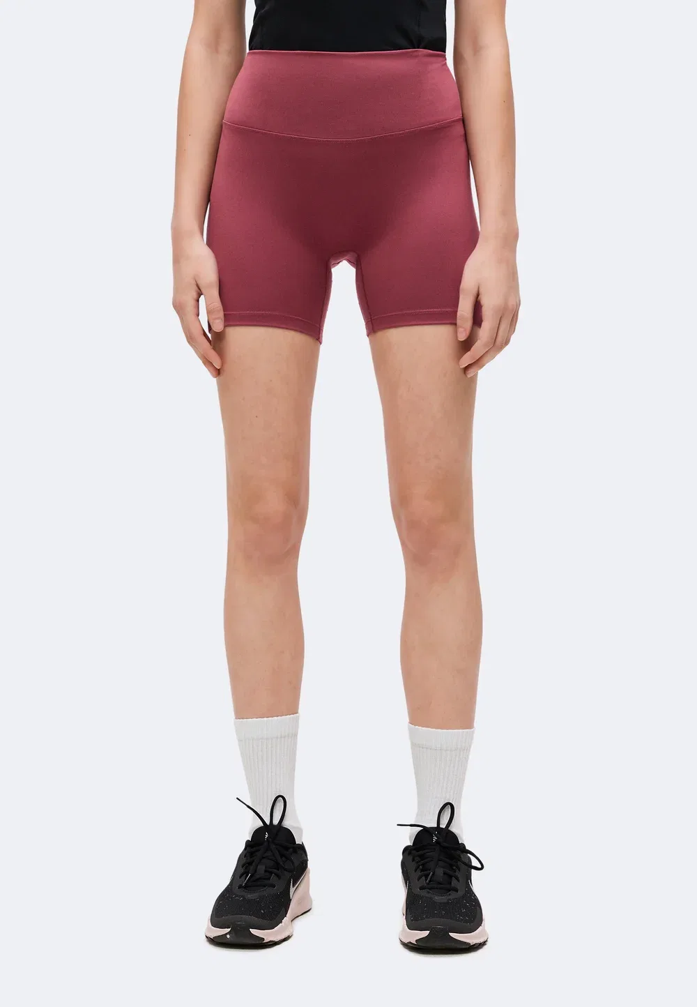 Одни короткие леггинсы Nike Performance, Pink Smoke/White