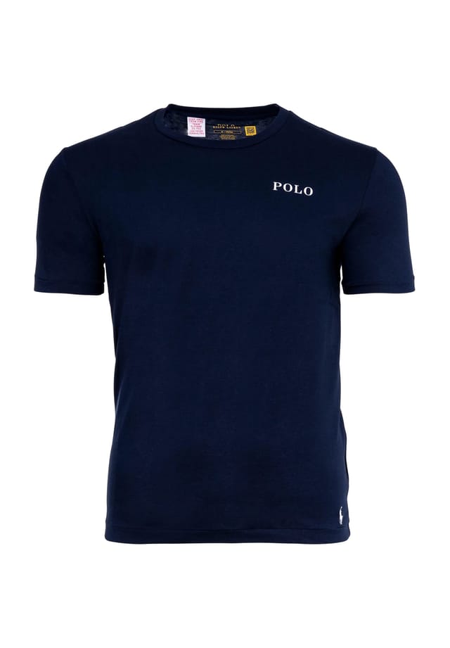 

Верх пижамы из жидкого хлопка BCI Polo Ralph Lauren, синий