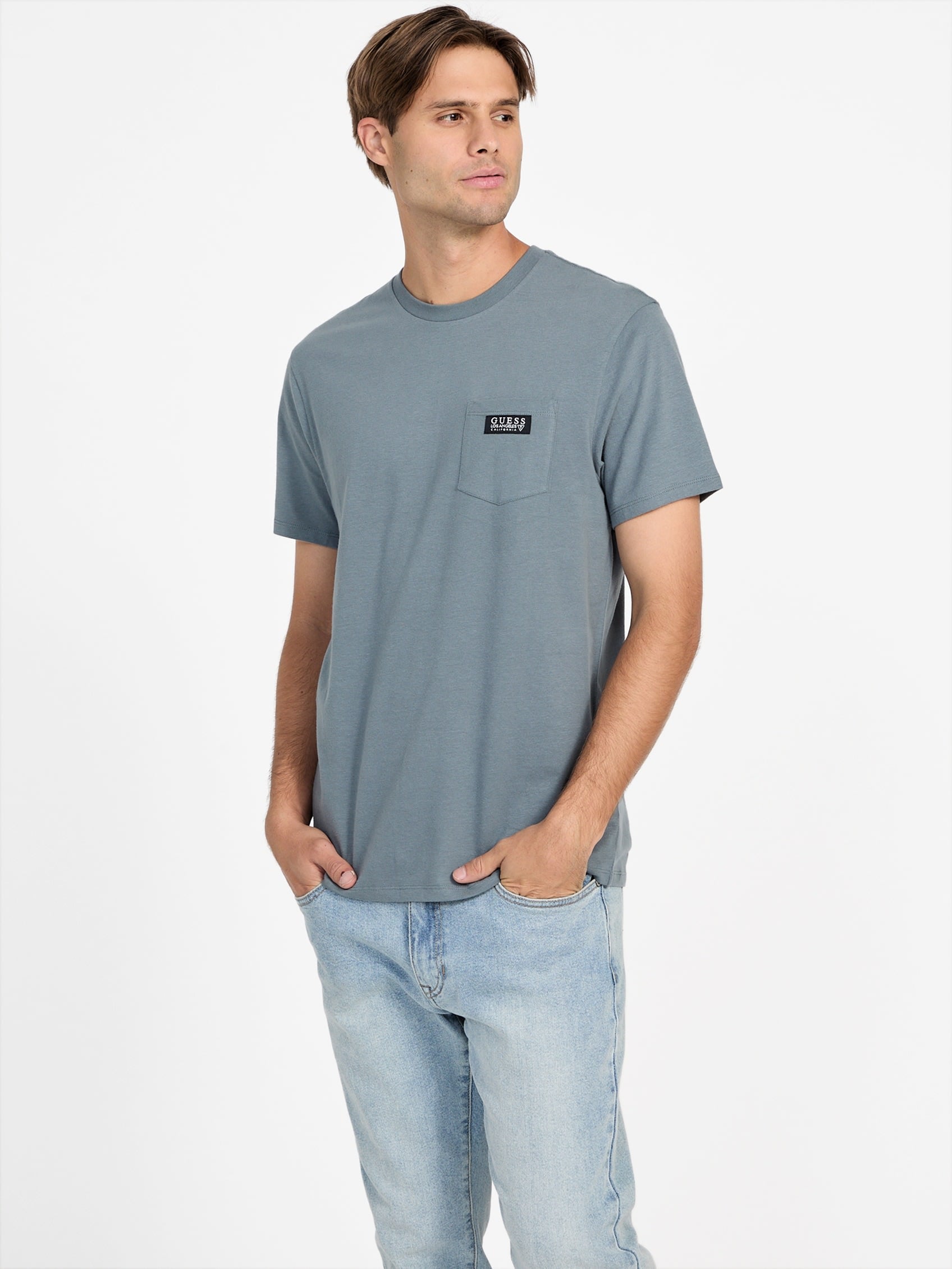 

Футболка Eco Steve Pocket Guess Factory, цвет dusky sky