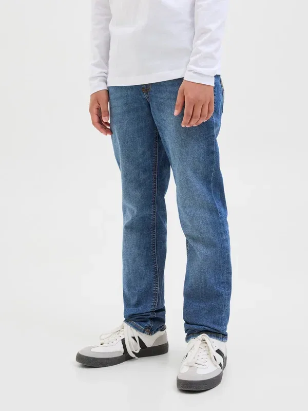 Джинсы slim fit Jack & Jones Junior, JJIGLENN JJORIGINAL SQ 902 NOOS JNR, синий деним — фото 2