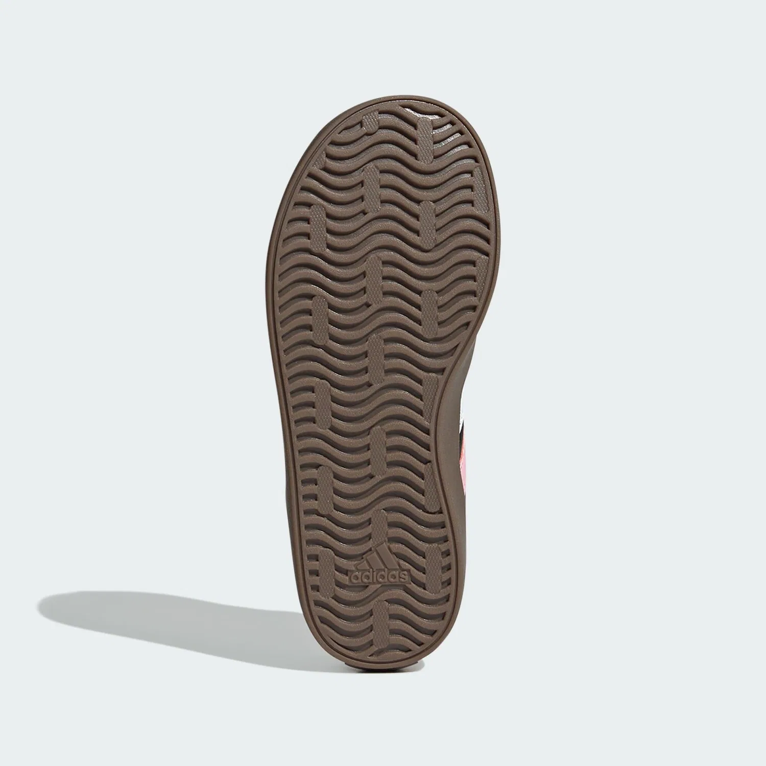 Детские кроссовки из замши VL Court 3.0 Kids Adidas, Schwarz Rosa Weiss — фото 3