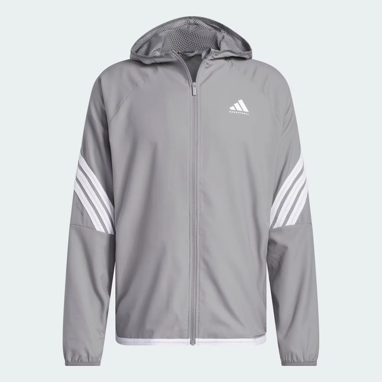 Мужская баскетбольная куртка с капюшоном Crazy Lite Adidas Performance, серый — фото 4