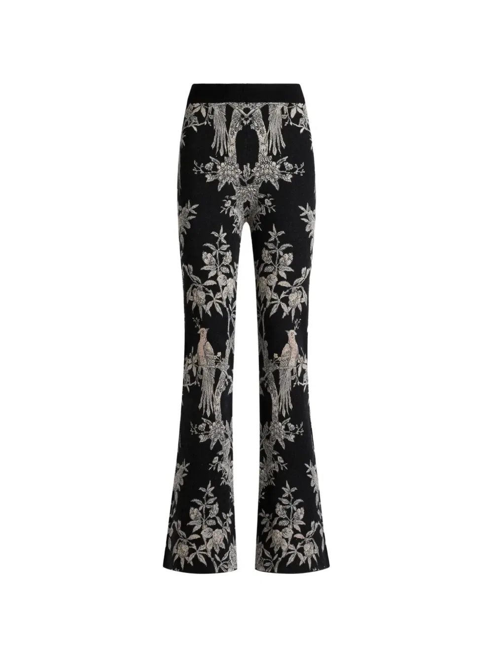 Жаккардовые брюки с узором Etro, черный