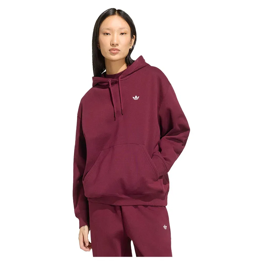 Худи оверсайз из флиса Adidas Originals, красный